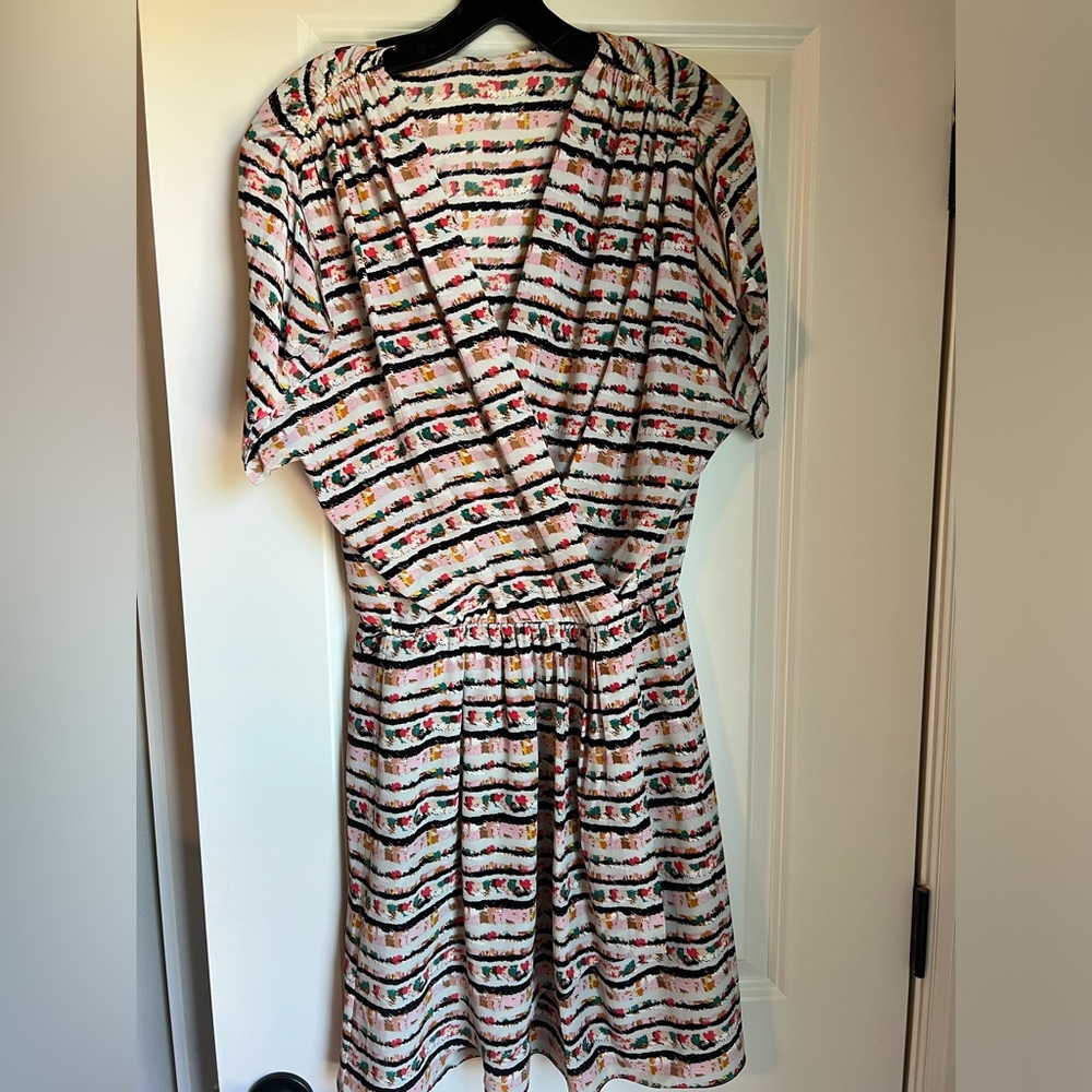 BCBGMaxAzria Silk wrap dress